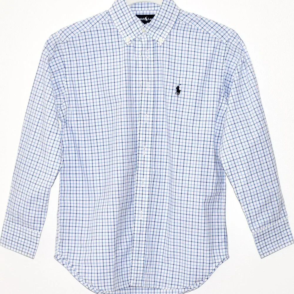 Ralph Lauren Long Sleeve Plaid Shirt - Small (8)